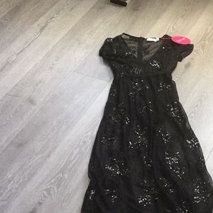 Tiger Mist Dresses - Black tiger mist heated dress black sequin size xs Tiger Mist Dresses - Black tiger mist heated dress black sequin size xs